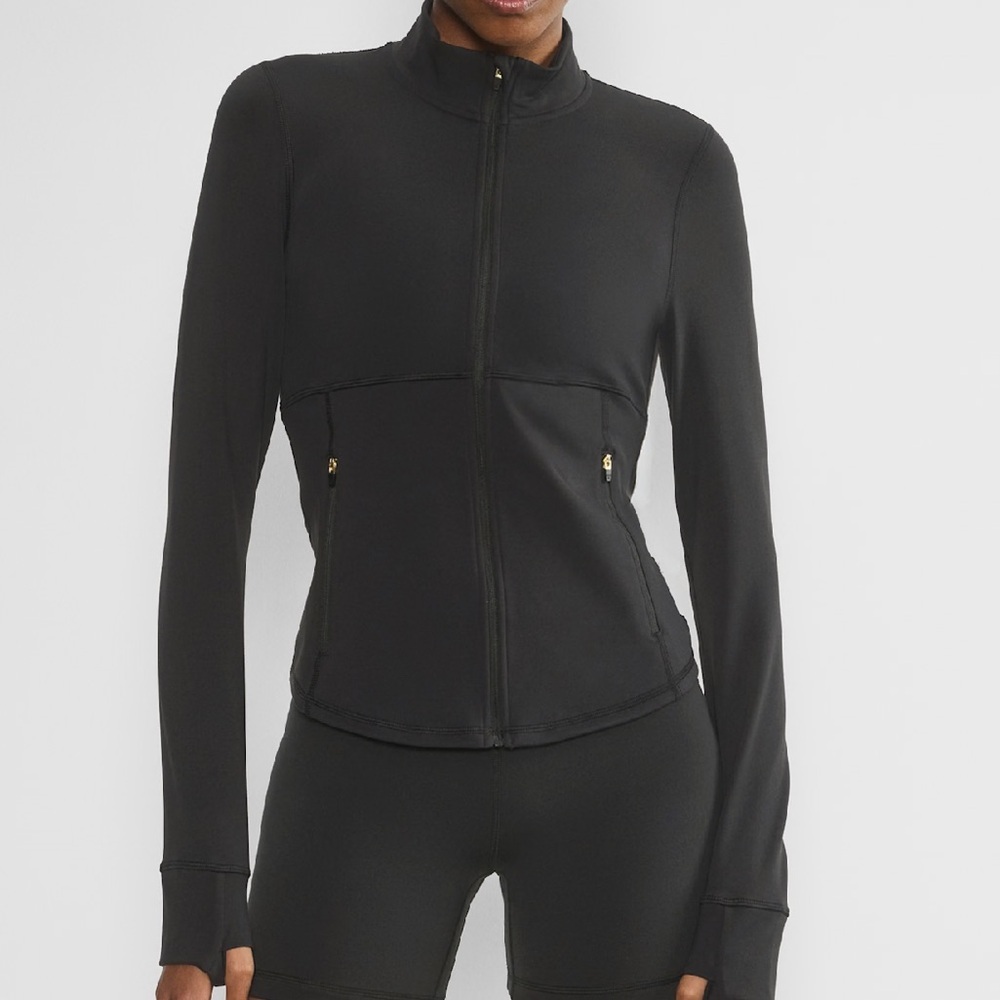 TNA Golden Relay Zip-Up Black Sz XXS *Like New*